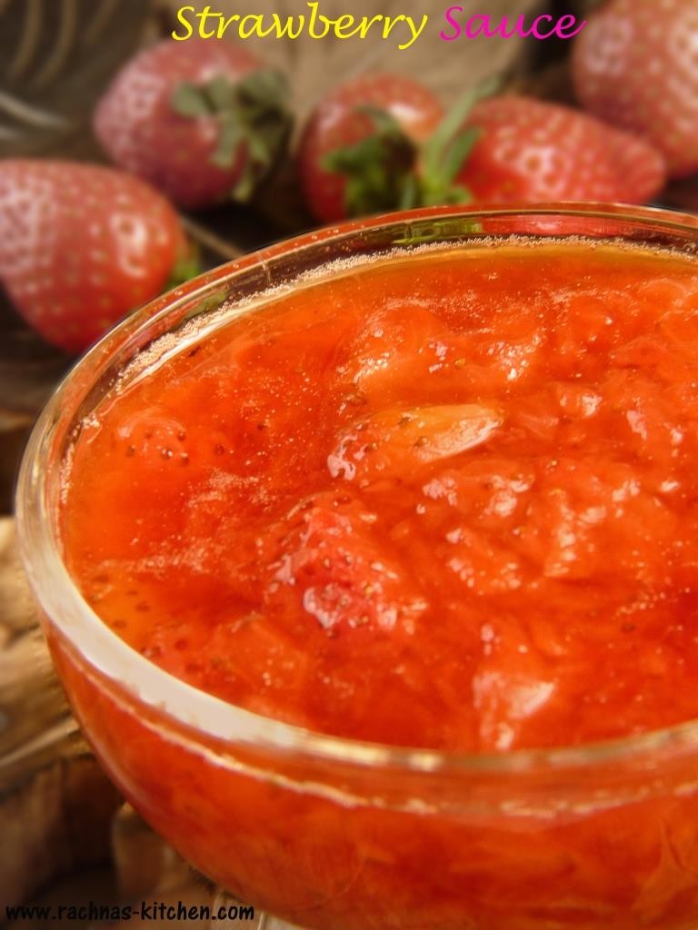 How to make strawberry sauce 