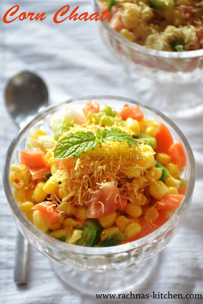 How to make corn chaat