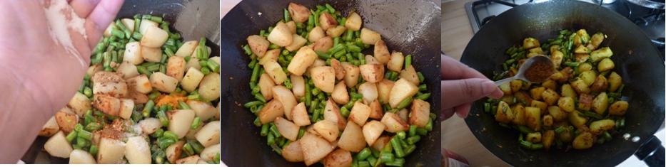 french bean aloo recipe