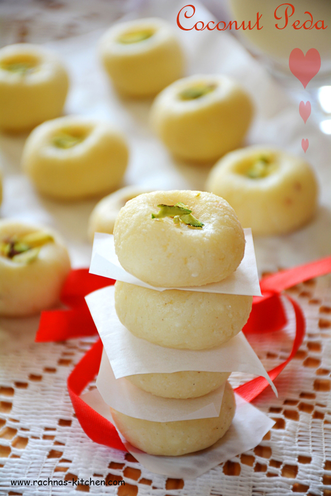 Peda Recipe, How to make coconut peda recipe