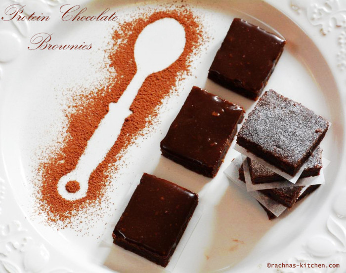 How to make brownies without eggs , Healthy Protein brownie recipe