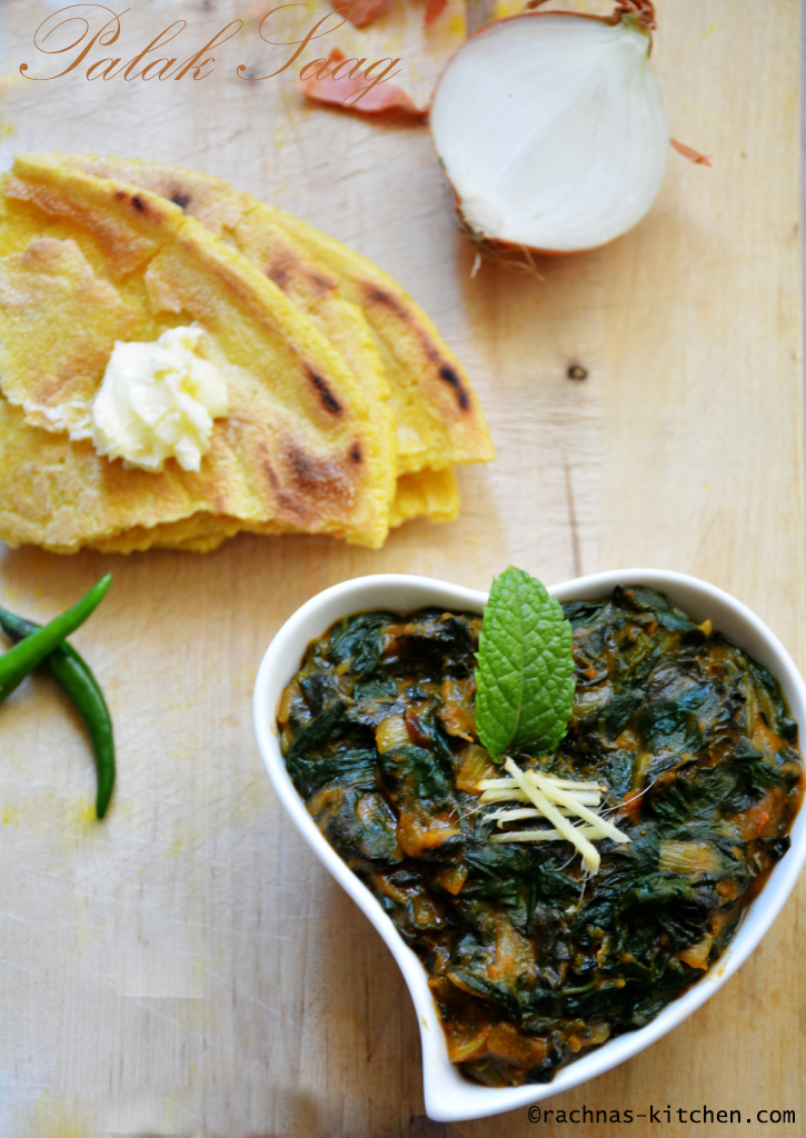 Spinach saag recipe step by step