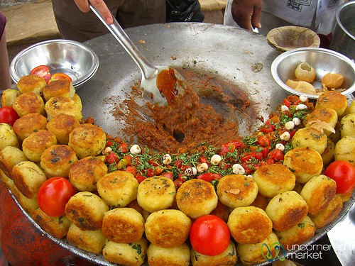 street style chaat stall