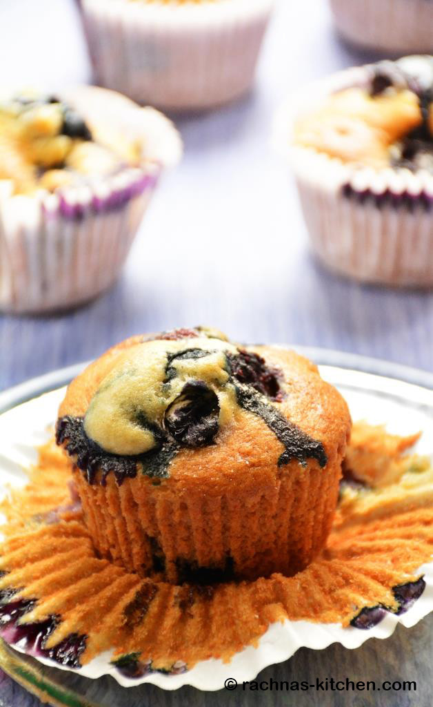 Eggless blueberry muffins Best eggless blueberry muffin recipe Eggless blueberry muffins Best eggless blueberry muffin recipe