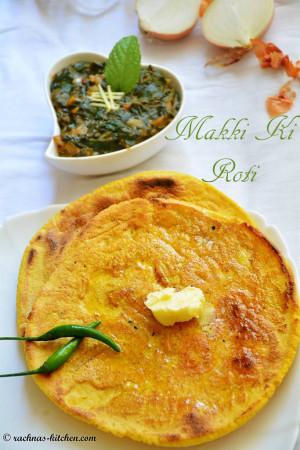 Makki ki roti, How to make makki ki roti | Makki di roti (Video Recipe)