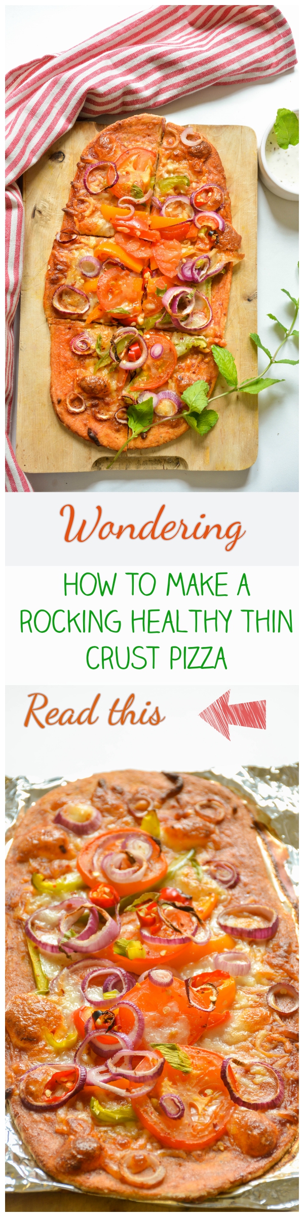 Crispy Thin crust pizza