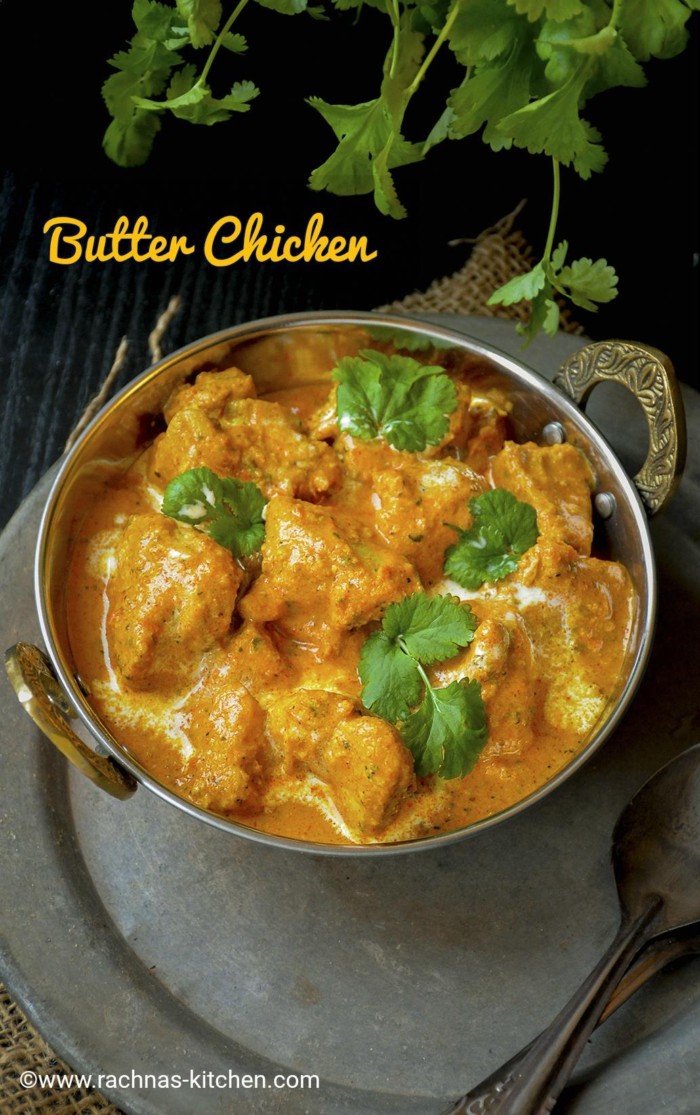 Indian butter chicken recipe