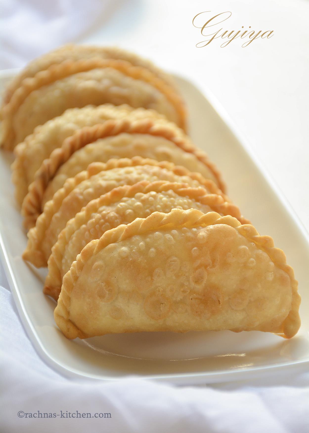 gujiya recipe step by step video