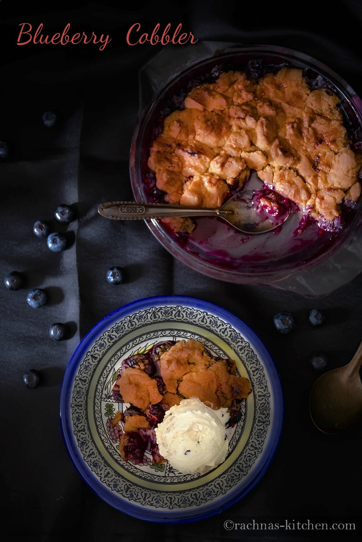 easy blueberry cobbler recipe