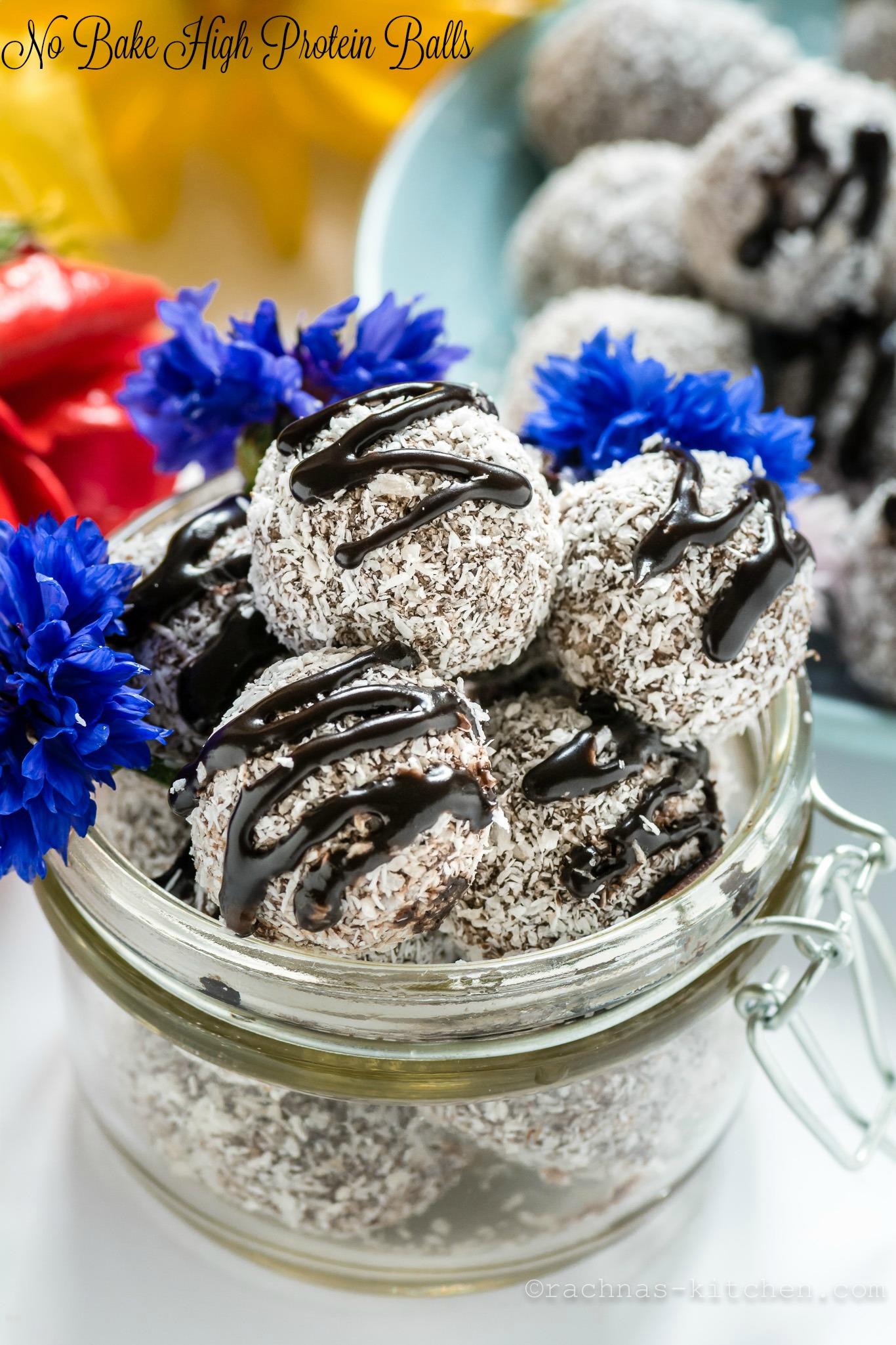 No bake protein ball