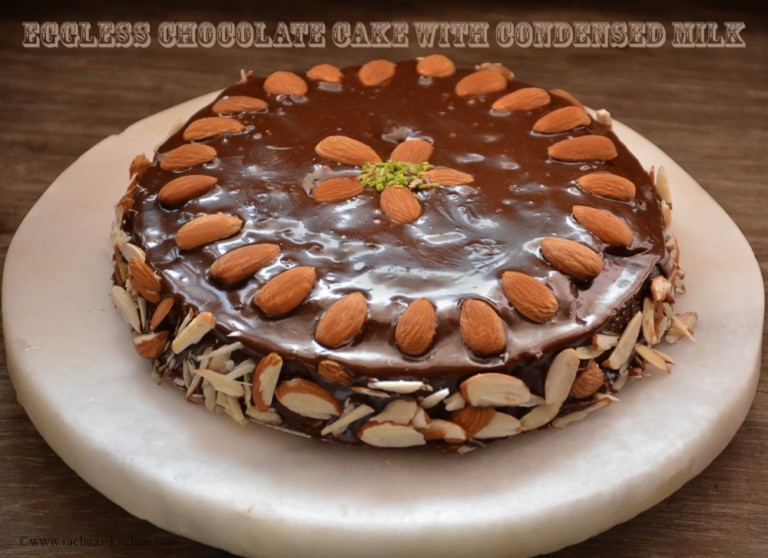 Eggless Cake Recipe, Eggless Cake With Condensed Milk