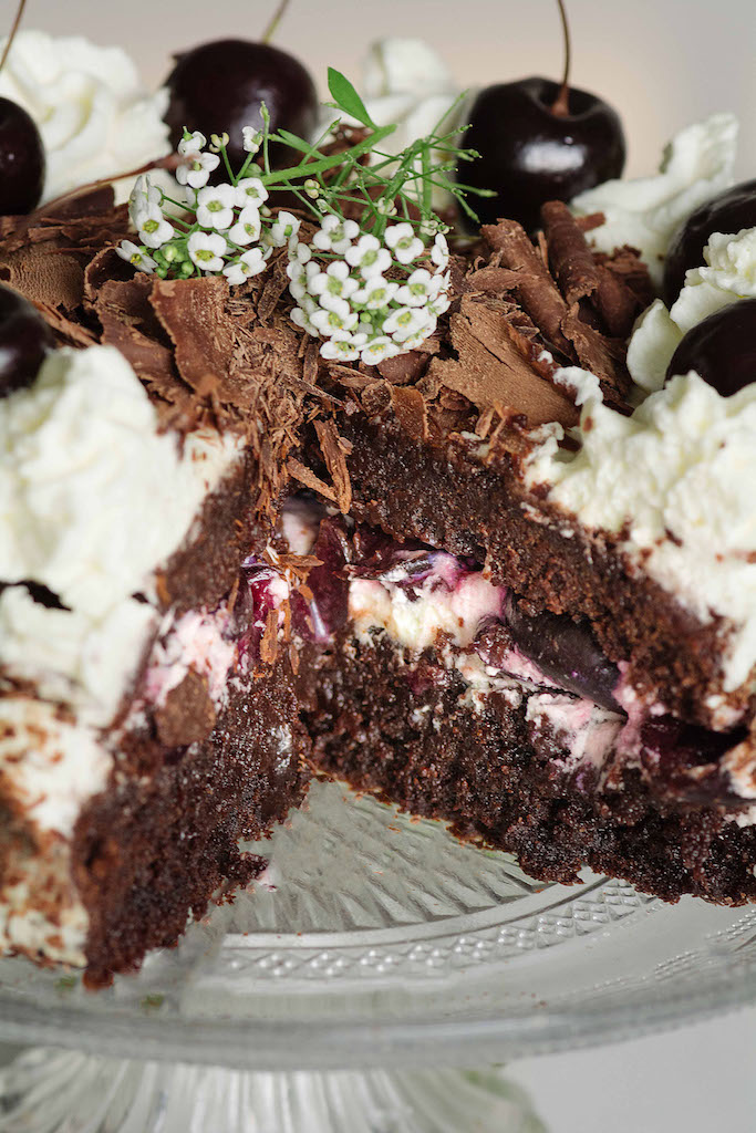 eggless black forest cake