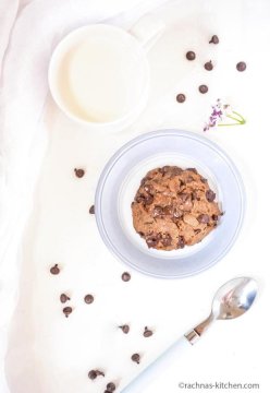 Eggless cookie in a minute