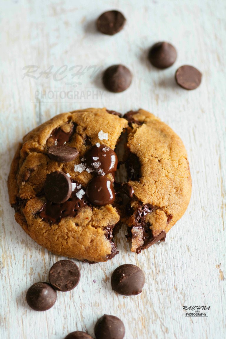 eggless chocolate chip cookies