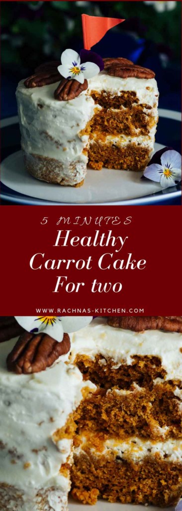 eggless carrot cake pin