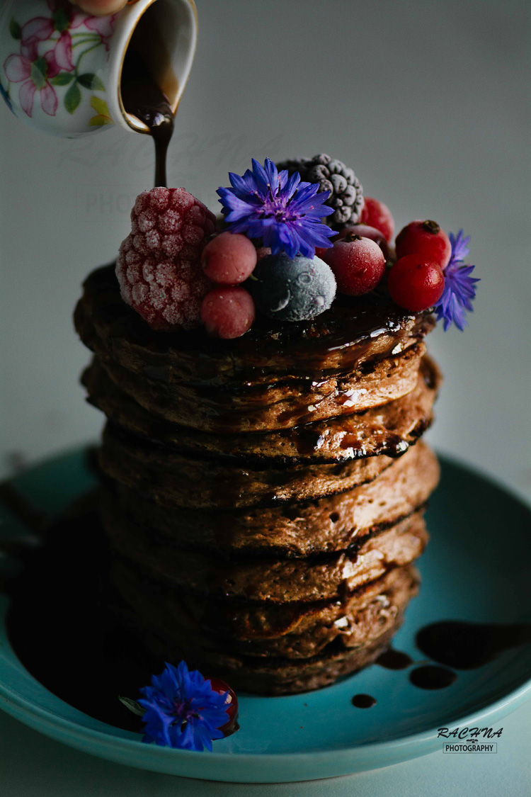 chocolate protein pancakes 2